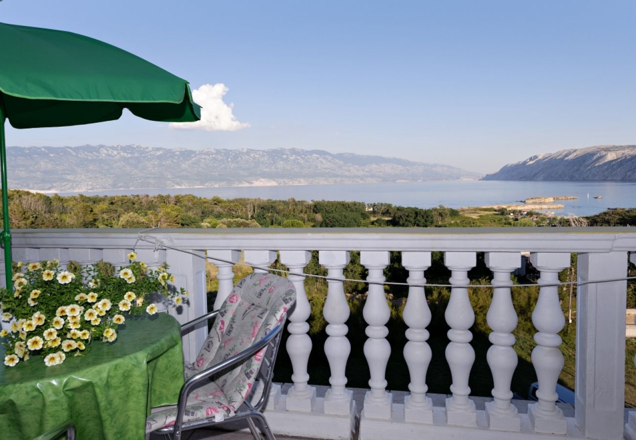 Ferienwohnung in Lopar - Ferienwohnung in Lopar mit Meerblick, Balkon, Klimaanlage, W-LAN (4855-1)