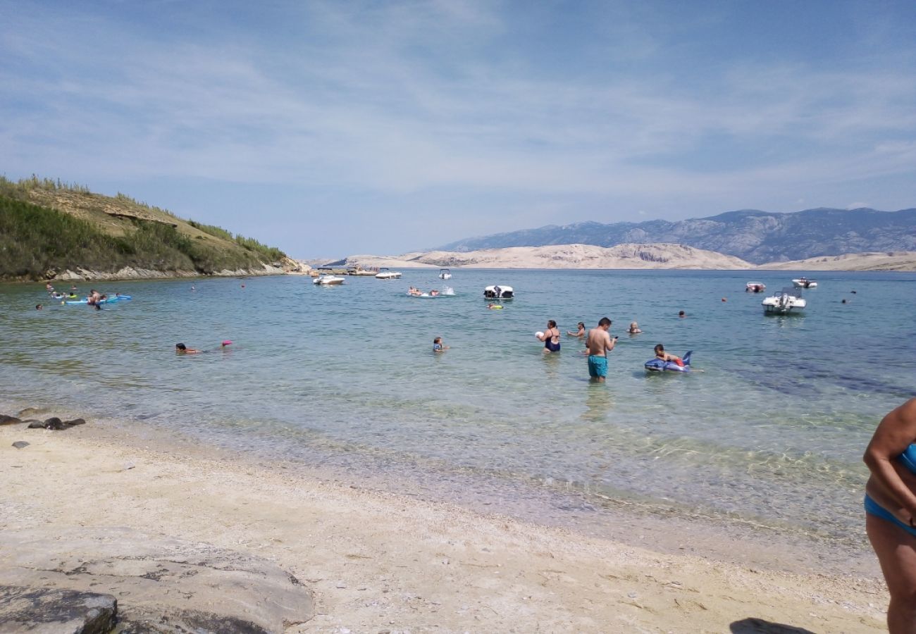 Ferienwohnung in Pag - Ferienwohnung in Pag mit Meerblick, Terrasse, Klimaanlage, W-LAN (4891-2)