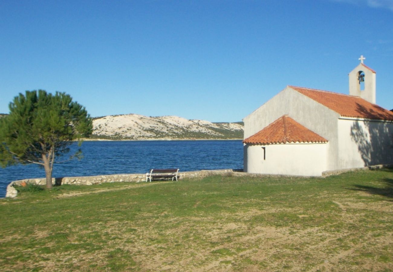 Ferienwohnung in Stara Novalja - Ferienwohnung in Stara Novalja mit Meerblick, Balkon, Klimaanlage, W-LAN (4897-2)