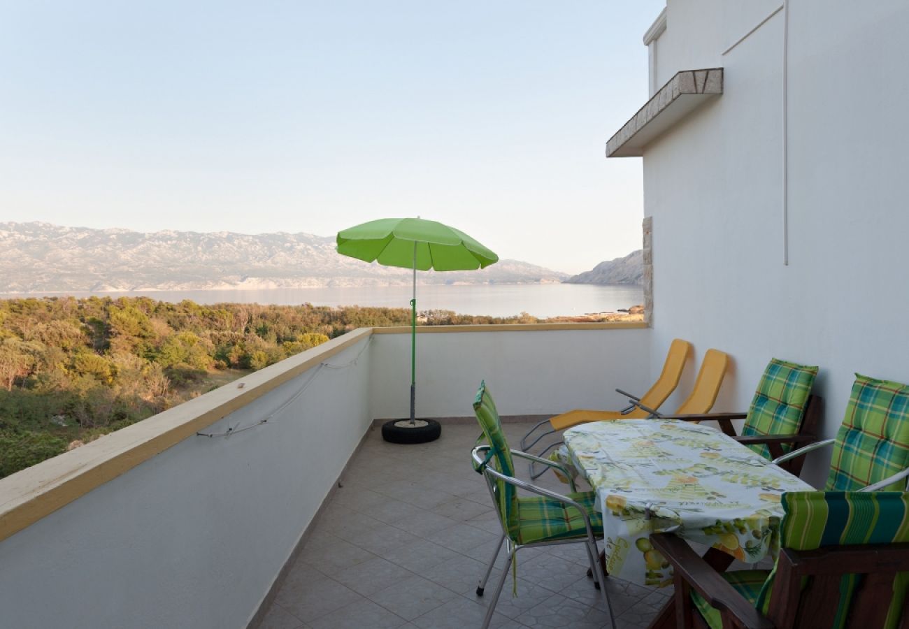 Ferienwohnung in Lopar - Ferienwohnung in Lopar mit Meerblick, Balkon, Klimaanlage, W-LAN (4855-3)