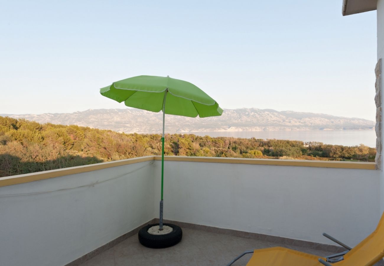 Ferienwohnung in Lopar - Ferienwohnung in Lopar mit Meerblick, Balkon, Klimaanlage, W-LAN (4855-3)