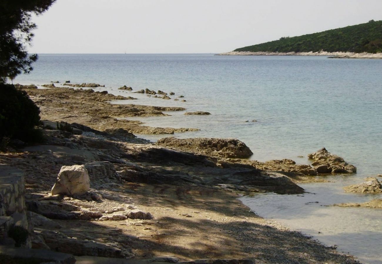 Ferienwohnung in Mali Lošinj - Ferienwohnung in Mali Lošinj mit Terrasse, Klimaanlage, W-LAN, Waschmaschine (4913-1)