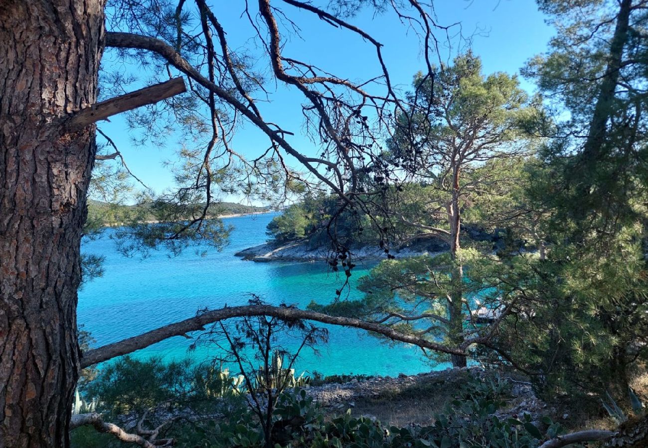 Ferienwohnung in Mali Lošinj - Ferienwohnung in Mali Lošinj mit Terrasse, Klimaanlage, W-LAN, Waschmaschine (4913-1)