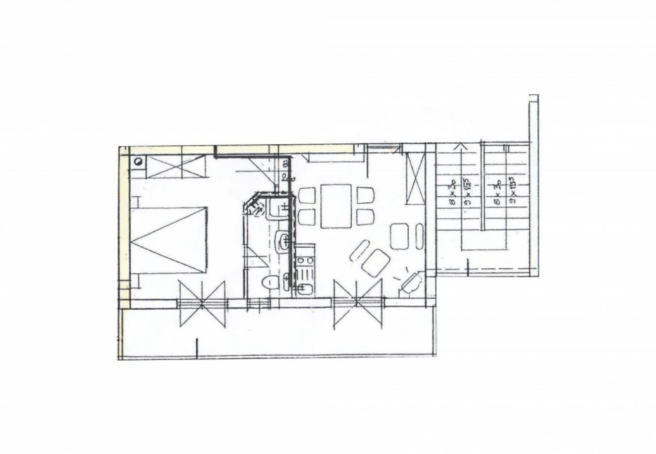 Ferienwohnung in Lopar - Ferienwohnung in Lopar mit Balkon, Klimaanlage, W-LAN (4739-4)