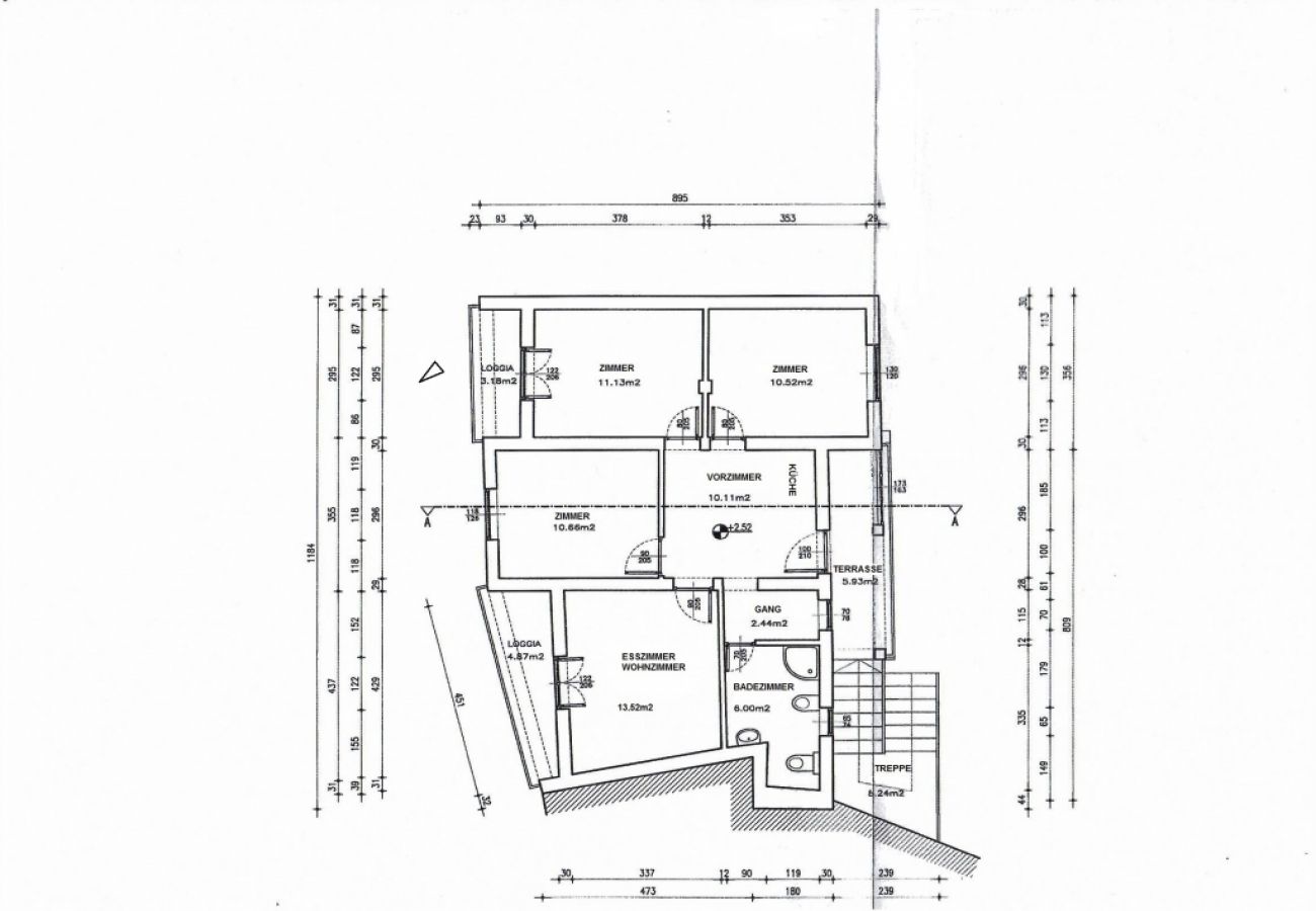 Ferienwohnung in Nin - Ferienwohnung in Nin mit Loggia, Klimaanlage, W-LAN, Waschmaschine (4986-1)