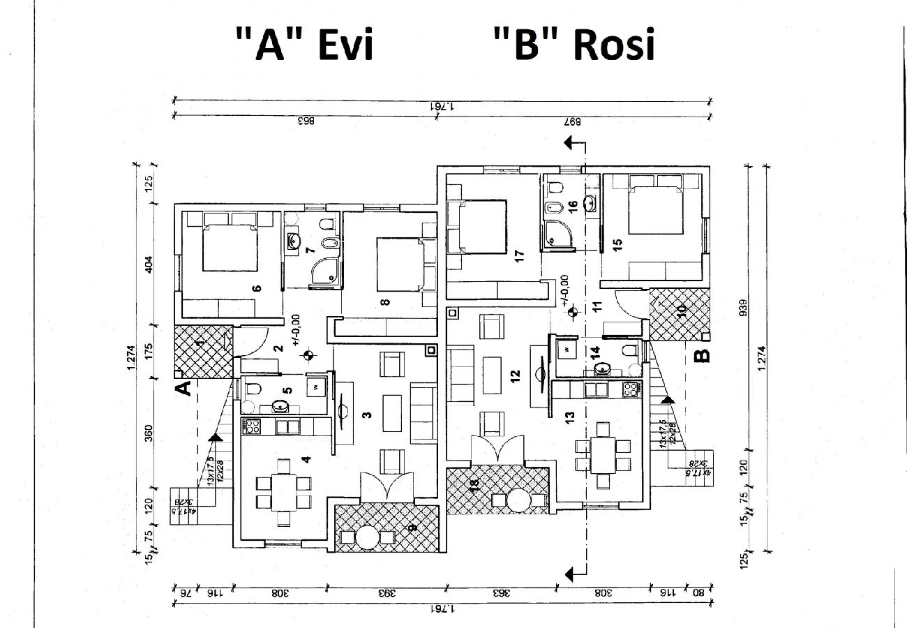 Ferienwohnung in Porec - Ferienwohnung in Poreč mit Balkon, Klimaanlage, W-LAN, Waschmaschine (4928-10)