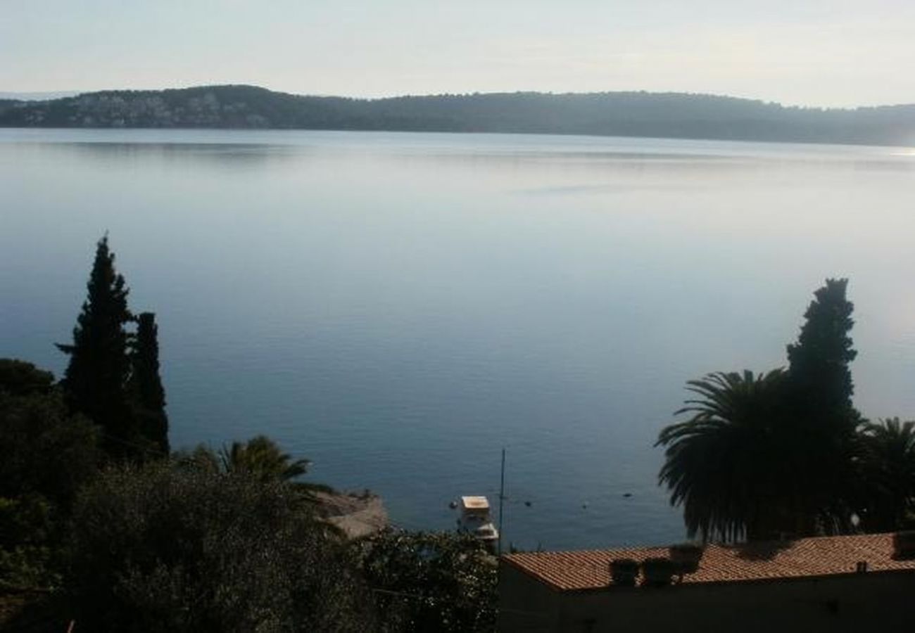 Ferienwohnung in Trogir - Ferienwohnung in Trogir mit Meerblick, Balkon, Klimaanlage, W-LAN (5055-2)