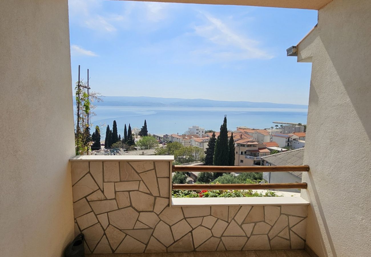 Ferienwohnung in Duce - Ferienwohnung in Duće mit Meerblick, Balkon, Klimaanlage, W-LAN (5067-5)