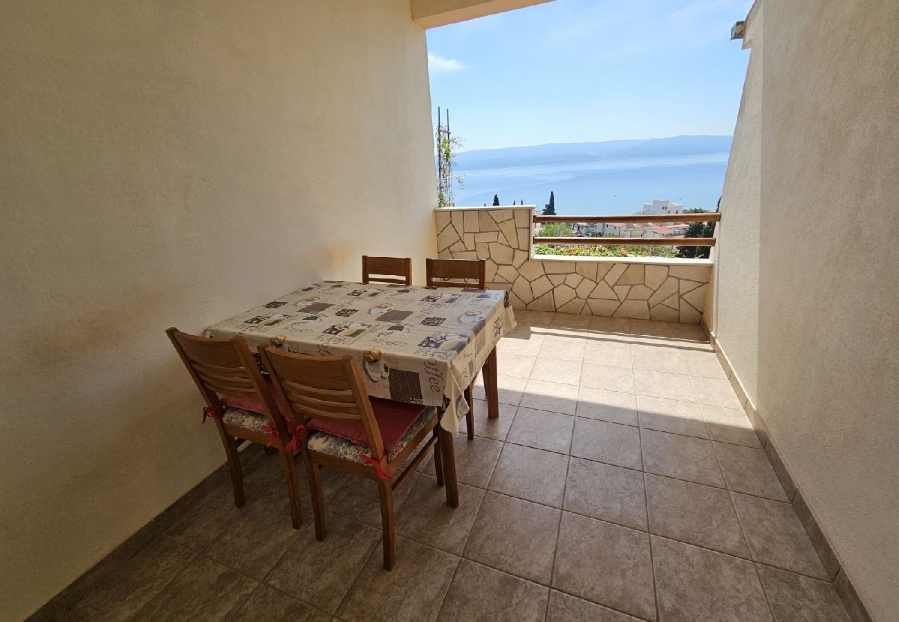 Ferienwohnung in Duce - Ferienwohnung in Duće mit Meerblick, Balkon, Klimaanlage, W-LAN (5067-5)