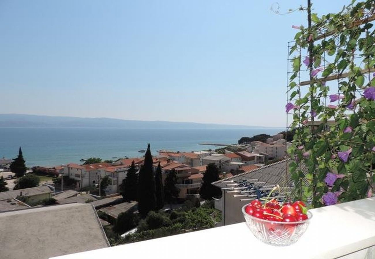 Ferienwohnung in Duce - Ferienwohnung in Duće mit Meerblick, Balkon, Klimaanlage, W-LAN (5067-4)