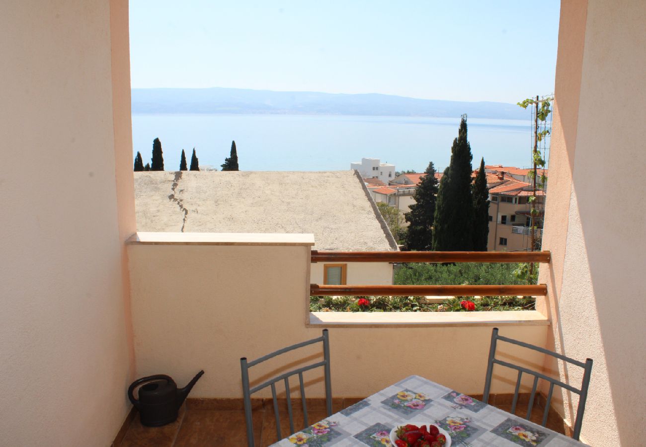 Ferienwohnung in Duce - Ferienwohnung in Duće mit Meerblick, Balkon, Klimaanlage, W-LAN (5067-2)