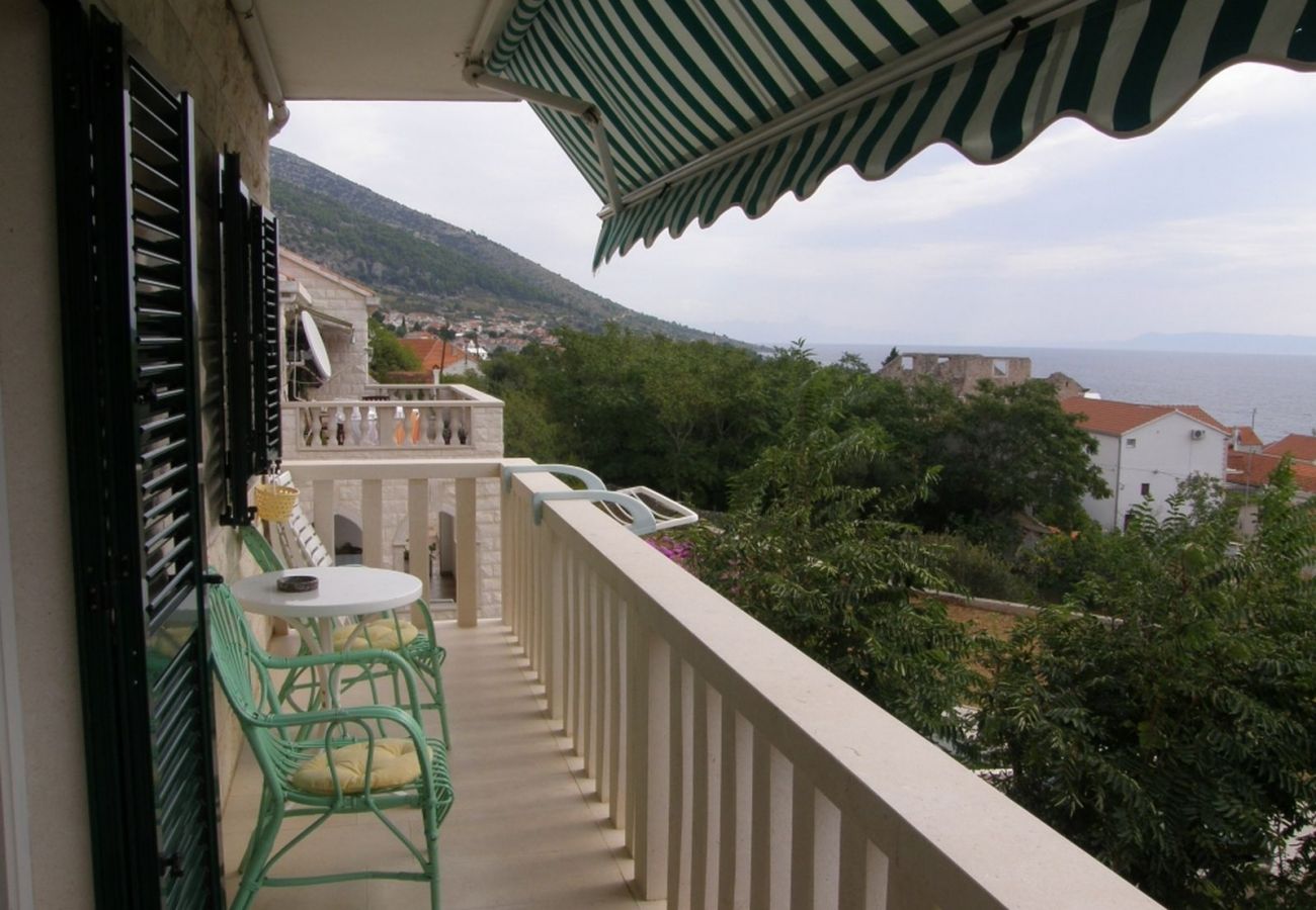 Ferienwohnung in Bol - Ferienwohnung in Bol mit Meerblick, Balkon, Klimaanlage, W-LAN (3416-2)