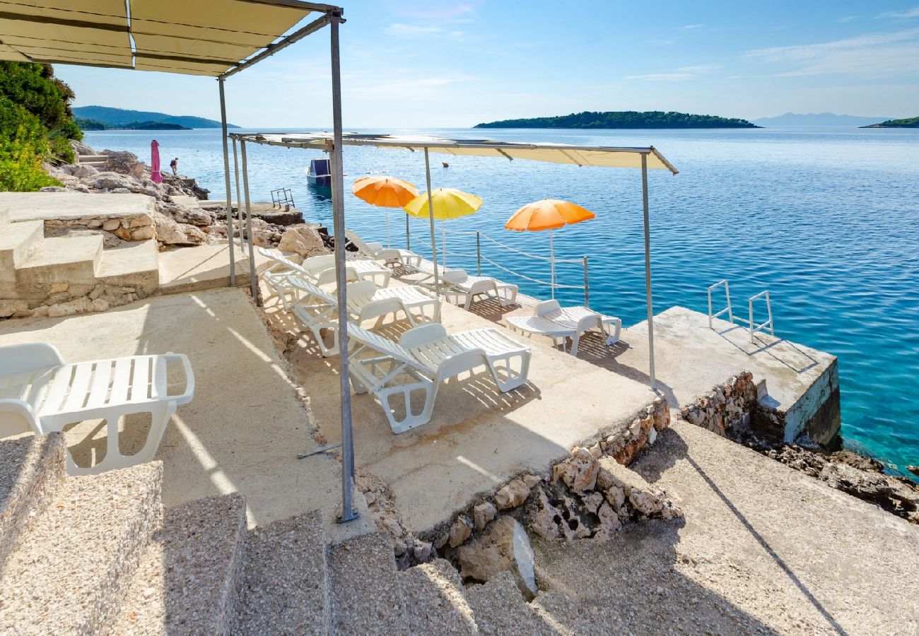 Ferienwohnung in Prizba - Ferienwohnung in Prižba mit Meerblick, Terrasse, Klimaanlage, W-LAN (5080-2)