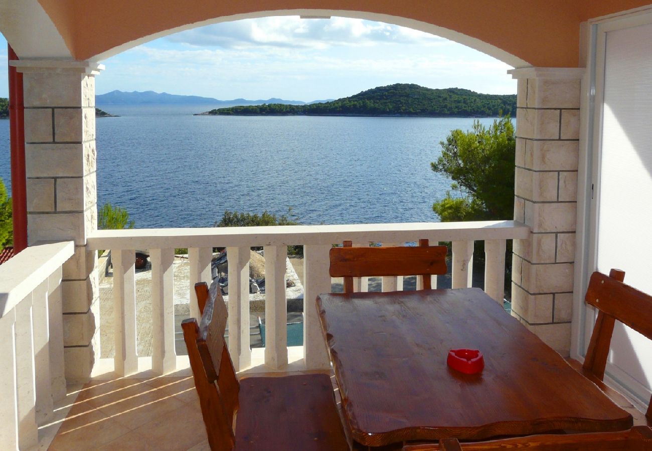 Ferienwohnung in Prizba - Ferienwohnung in Prižba mit Meerblick, Terrasse, Klimaanlage, W-LAN (5080-2)