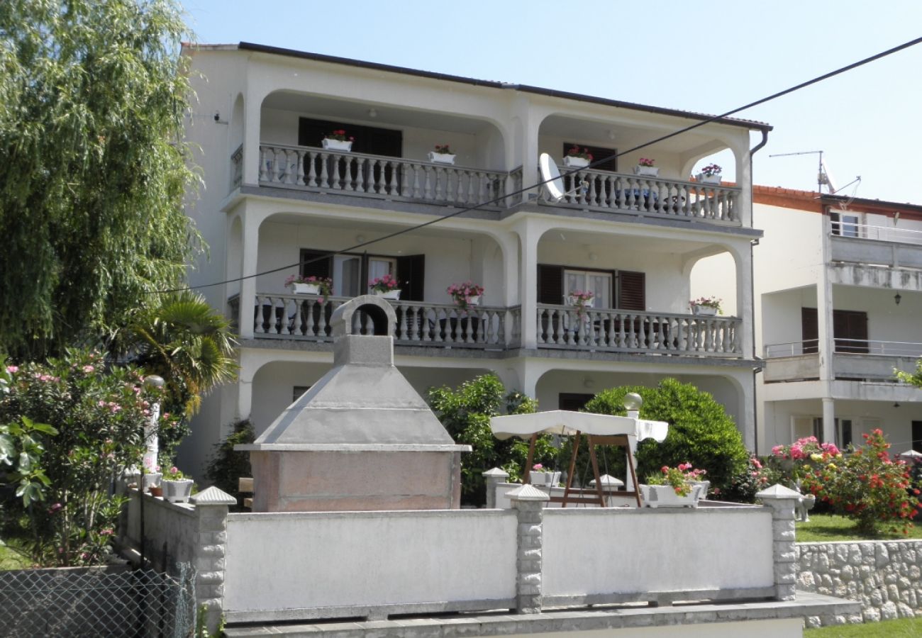 Ferienwohnung in Lopar - Ferienwohnung in Lopar mit Meerblick, Terrasse, W-LAN, Waschmaschine (593-2)