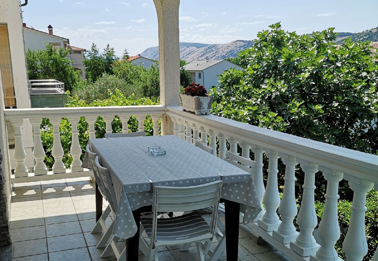 Ferienwohnung in Lopar - Ferienwohnung in Lopar mit Meerblick, Terrasse, W-LAN, Waschmaschine (593-1)