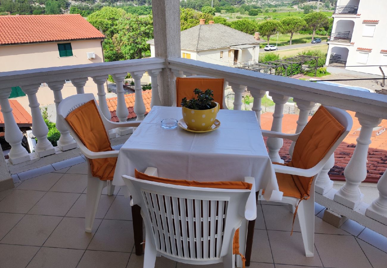 Ferienwohnung in Lopar - Ferienwohnung in Lopar mit Meerblick, Terrasse, Klimaanlage, W-LAN (593-3)