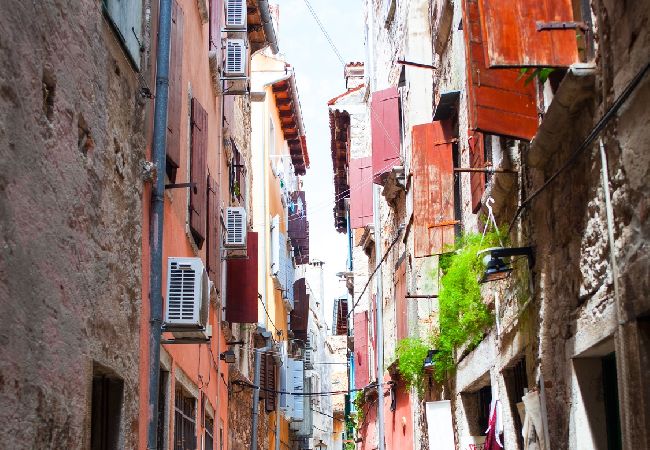Zimmeranmietung in Rovinj - Zimmer in Rovinj mit Meerblick, Balkon, Klimaanlage, W-LAN (81-1) Zimmeranmietung in Rovinj - Zimmer in Rovinj mit Meerblick, Balkon, Klimaanlage, W-LAN (81-1)