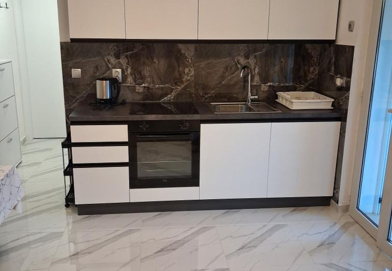 Ferienwohnung in Vinišce - Ferienwohnung in Vinišće mit Meerblick, Balkon, Klimaanlage, W-LAN (4752-2)