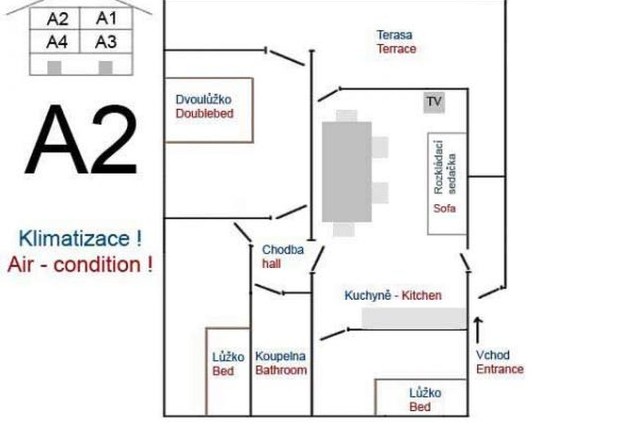 Ferienwohnung in Okrug Gornji - Ferienwohnung in Okrug Gornji mit Meerblick, Balkon, Klimaanlage, W-LAN (5106-2)