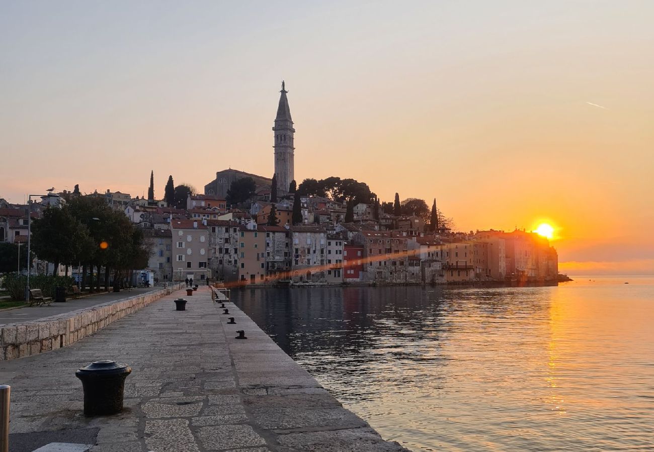 Ferienwohnung in Rovinj - Ferienwohnung in Rovinj mit Balkon, Klimaanlage, W-LAN, Waschmaschine (5116-2)