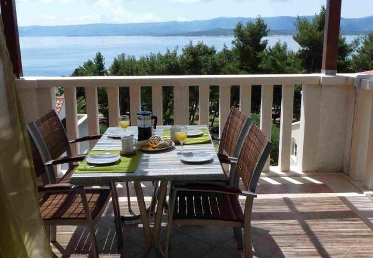 Ferienwohnung in Bol - Ferienwohnung in Bol mit Meerblick, Terrasse, Klimaanlage, W-LAN (5121-2)