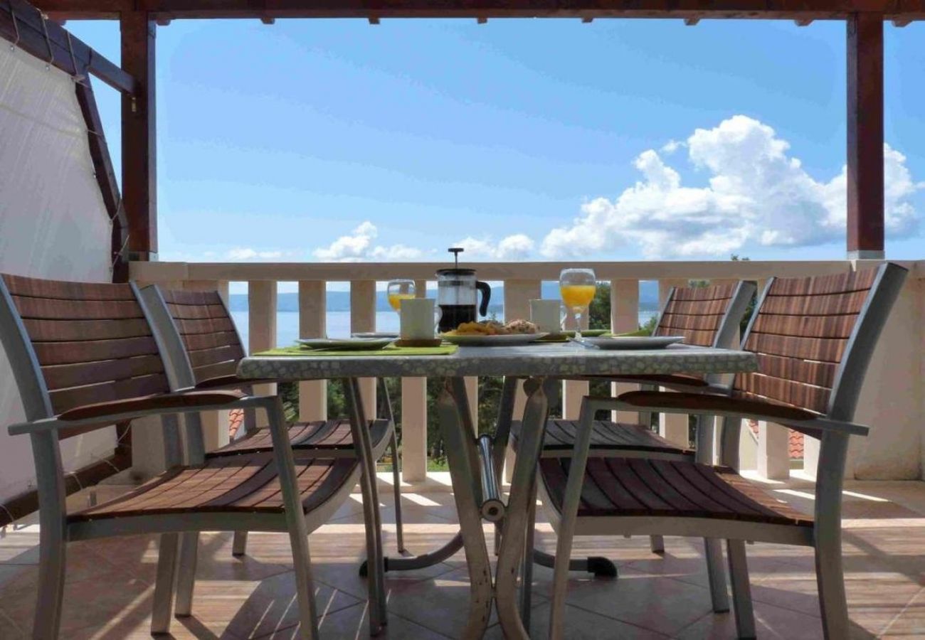 Ferienwohnung in Bol - Ferienwohnung in Bol mit Meerblick, Terrasse, Klimaanlage, W-LAN (5121-2)