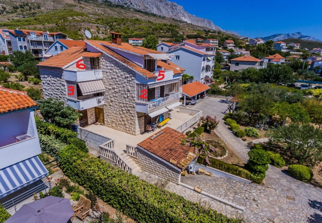 Ferienwohnung in Dugi Rat - Ferienwohnung in Dugi Rat mit Meerblick, Balkon, Klimaanlage, W-LAN (5132-4)