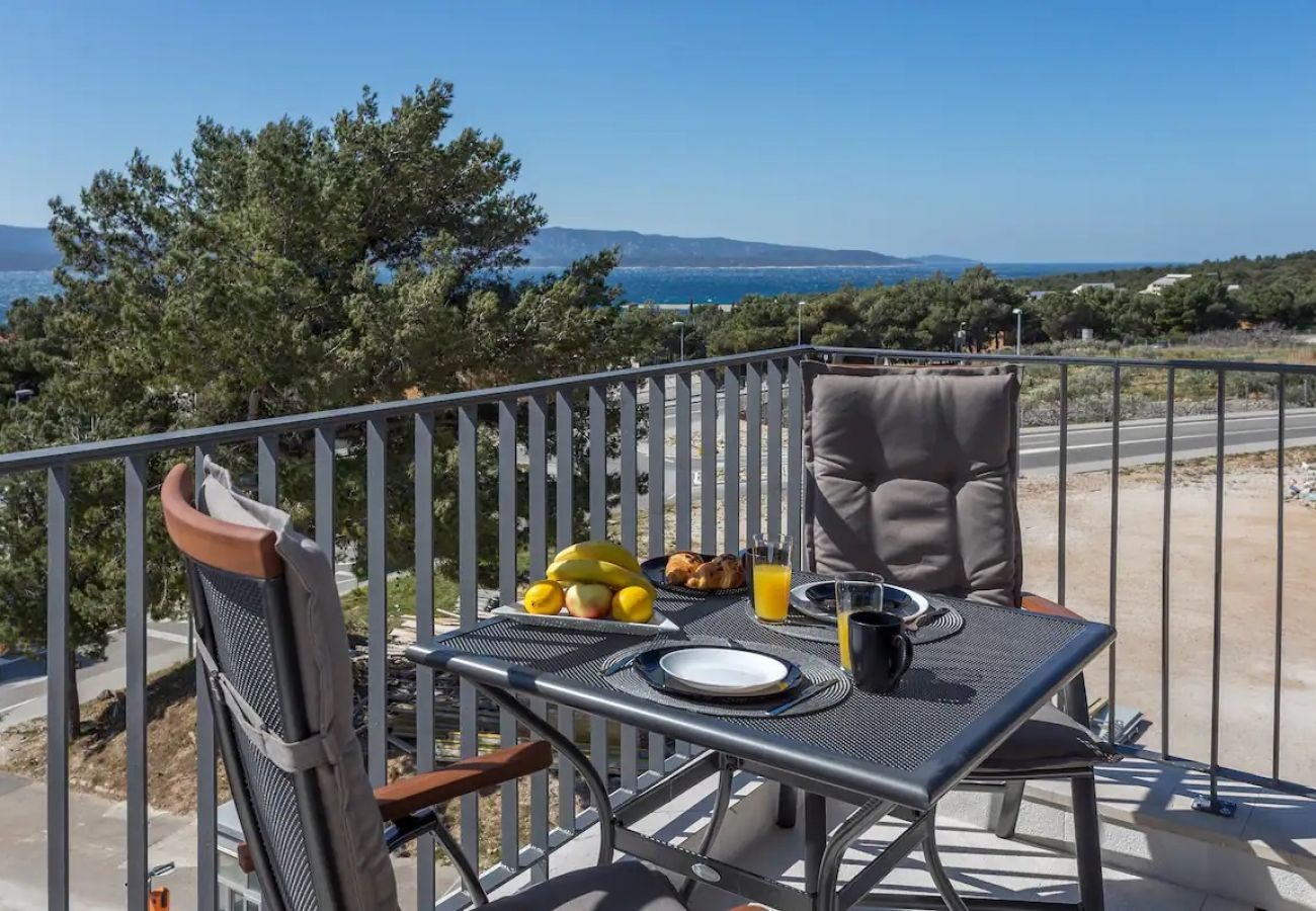 Ferienwohnung in Bol - Ferienwohnung in Bol mit Meerblick, Balkon, Klimaanlage, W-LAN (5127-1)