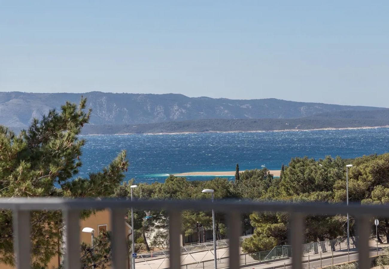 Ferienwohnung in Bol - Ferienwohnung in Bol mit Meerblick, Balkon, Klimaanlage, W-LAN (5127-1)