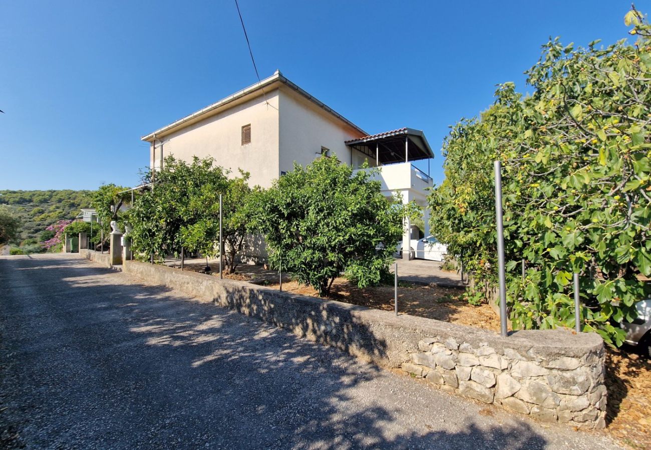 Ferienwohnung in Okrug Donji - Ferienwohnung in Okrug Donji mit Meerblick, Terrasse, Klimaanlage, W-LAN (5136-1)