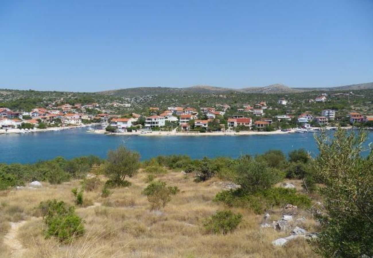 Ferienwohnung in Dvornica - Ferienwohnung in Stupin Čeline mit Meerblick, Balkon, Klimaanlage, W-LAN (5149-1)