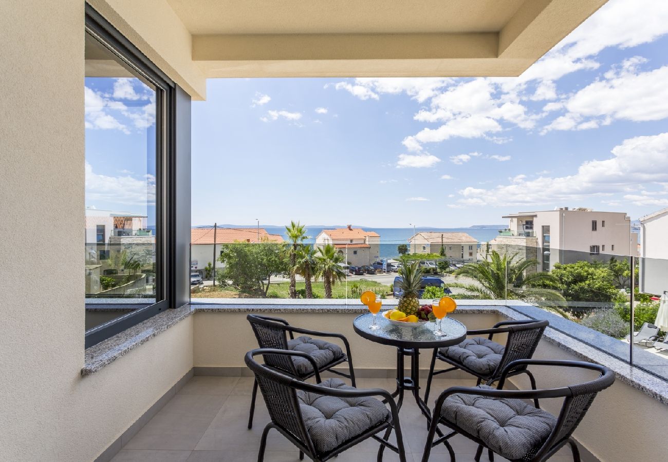 Ferienwohnung in Podstrana - Ferienwohnung in Podstrana-Sv.Martin mit Meerblick, Balkon, Klimaanlage, W-LAN (4777-3)