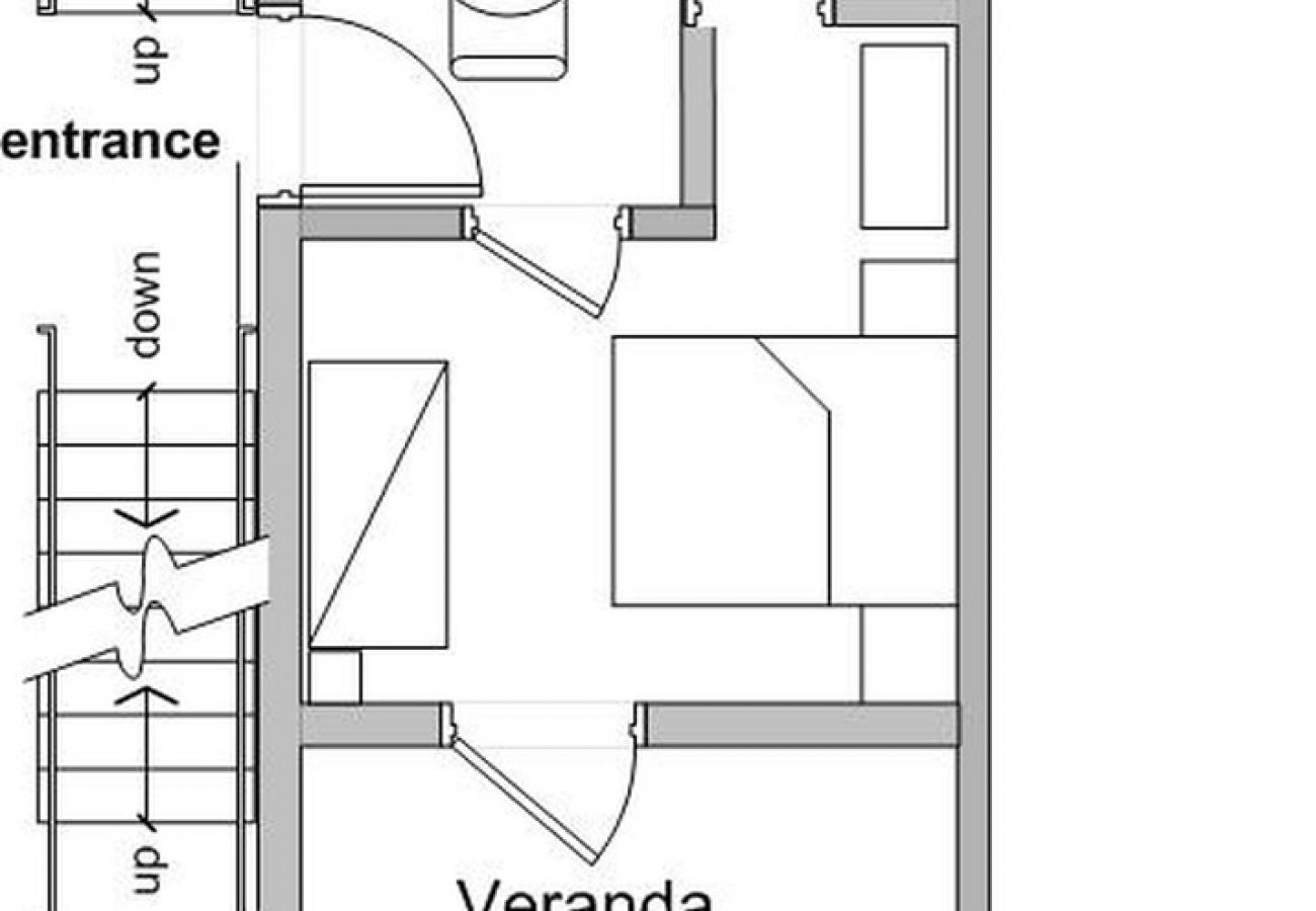 Ferienwohnung in Saplunara - Ferienwohnung in Saplunara mit Meerblick, Balkon, Klimaanlage, W-LAN (5197-1)