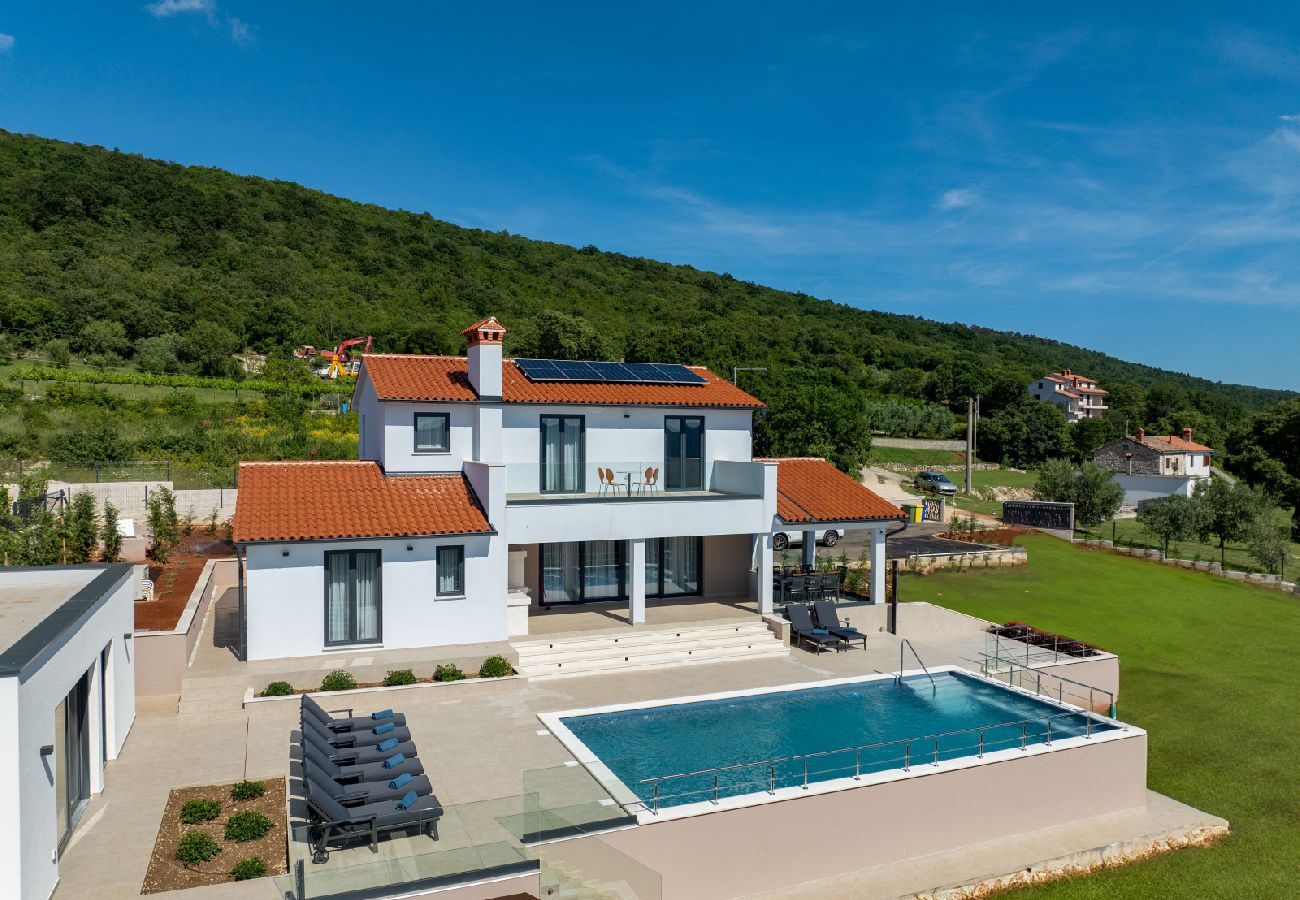 Ferienhaus in Kapelica - Ferienhaus in Kapelica mit Meerblick, Terrasse, Klimaanlage, W-LAN (5207-1)