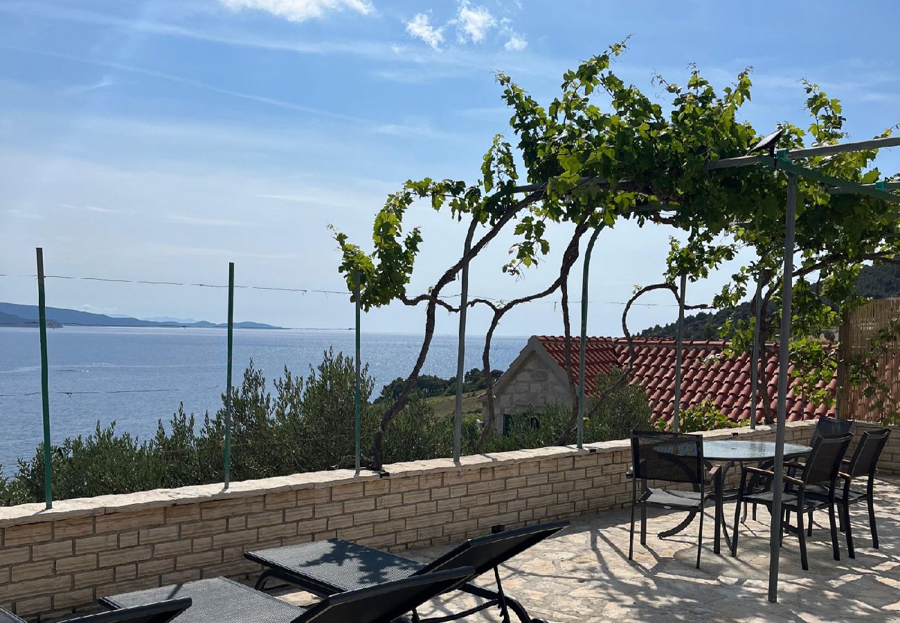 Ferienwohnung in Murvica - Ferienwohnung in Murvica mit Meerblick, Terrasse, Klimaanlage, W-LAN (5214-1)