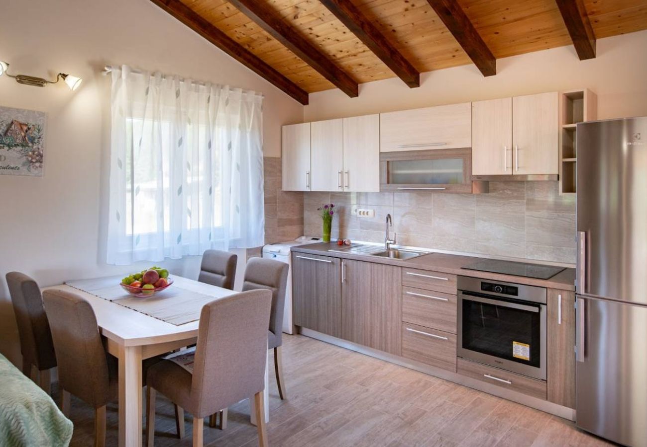 Ferienhaus in Mundanije - Ferienhaus in Mundanije mit Garten, Jacuzzi, Terrasse, Klimaanlage, Waschmaschine (5238-1)