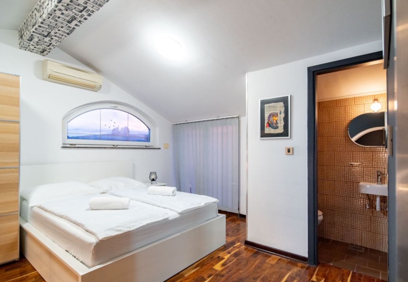 Ferienwohnung in Lopar - Ferienwohnung in Lopar mit Terrasse, Klimaanlage, W-LAN, Meerblick (4738-7)