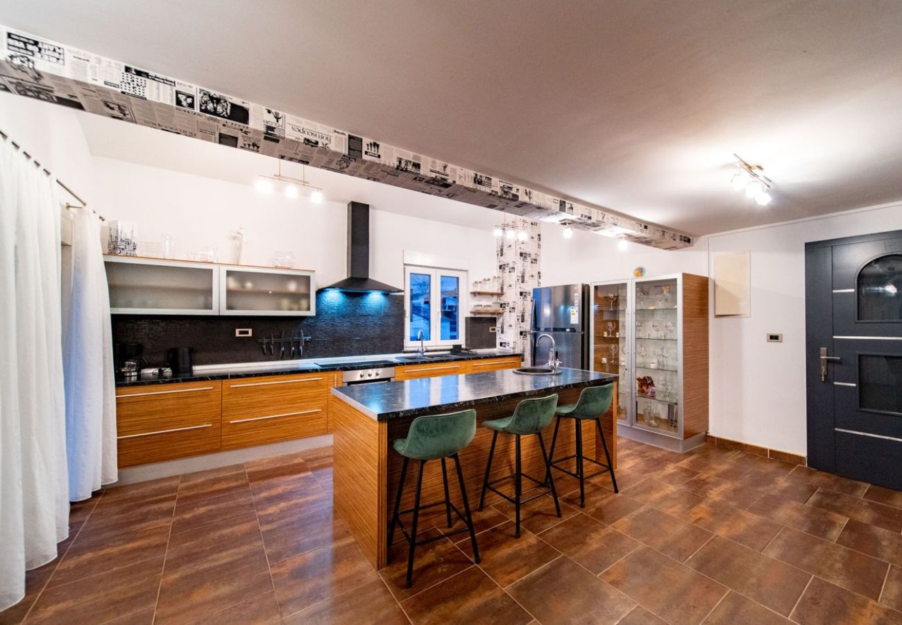 Ferienwohnung in Lopar - Ferienwohnung in Lopar mit Terrasse, Klimaanlage, W-LAN, Meerblick (4738-7)