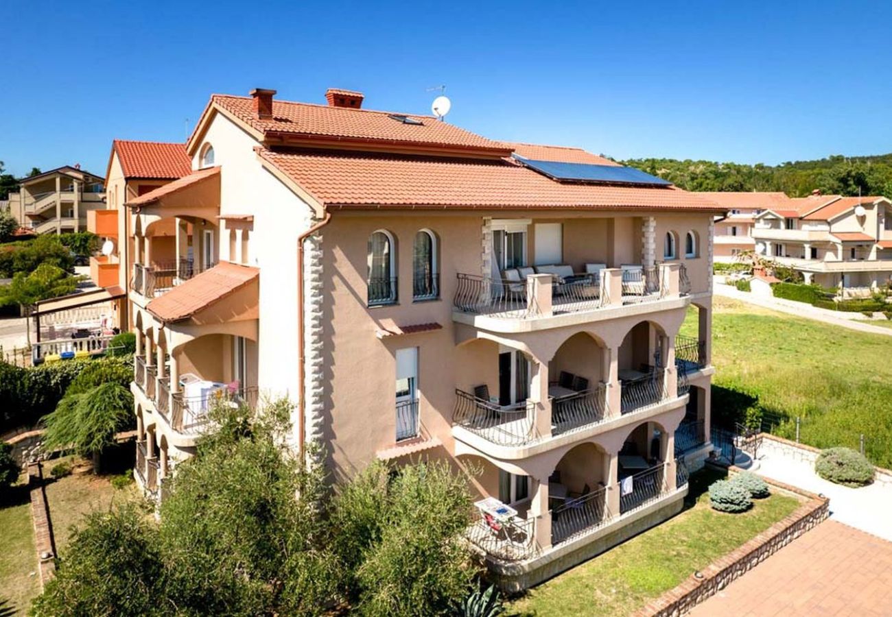 Ferienwohnung in Lopar - Ferienwohnung in Lopar mit Terrasse, Klimaanlage, W-LAN, Meerblick (4738-7)